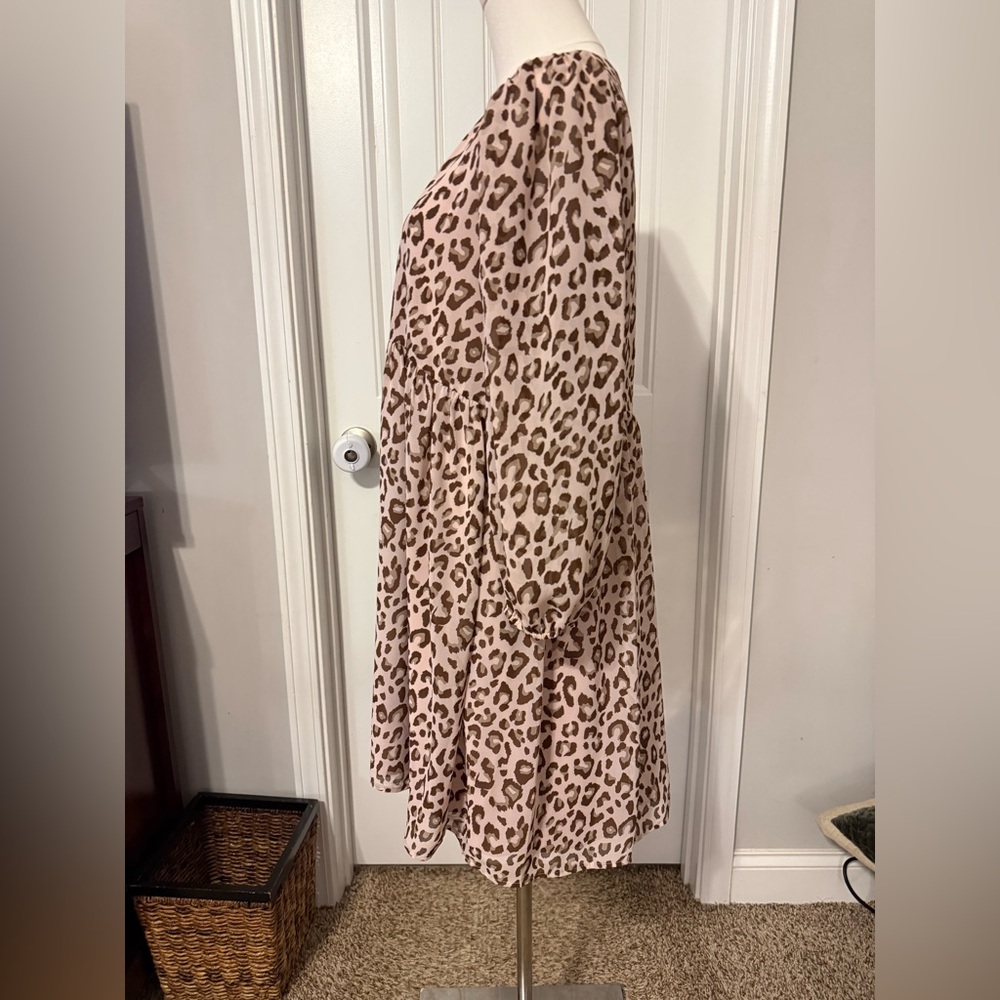 Baevely Animal Print Long Sleeve Dress - Picture 4 of 14